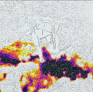 Détection de cavités par caméra thermique